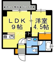 新屋敷駅 徒歩5分 7階の物件間取画像